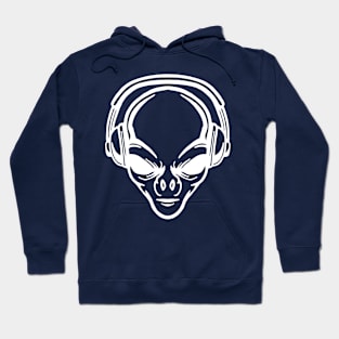 Alien music addict Hoodie